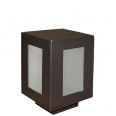 Φωτιστικό Φανάρι Τετράγωνο 1xE27 22cm Αλουμινίου Σκουριά IP44 9-72732081